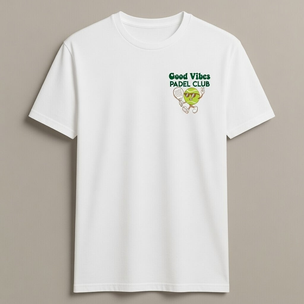 OFF COURT - GOOD VIBES PADEL CLUB T-Shirt White