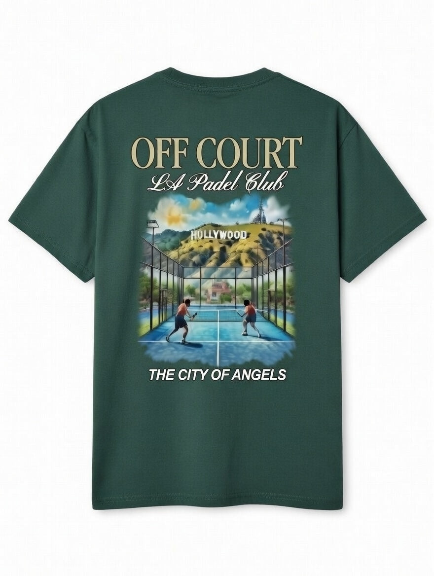 OFF COURT - LOS ANGELES PADEL CLUB T-Shirt Green
