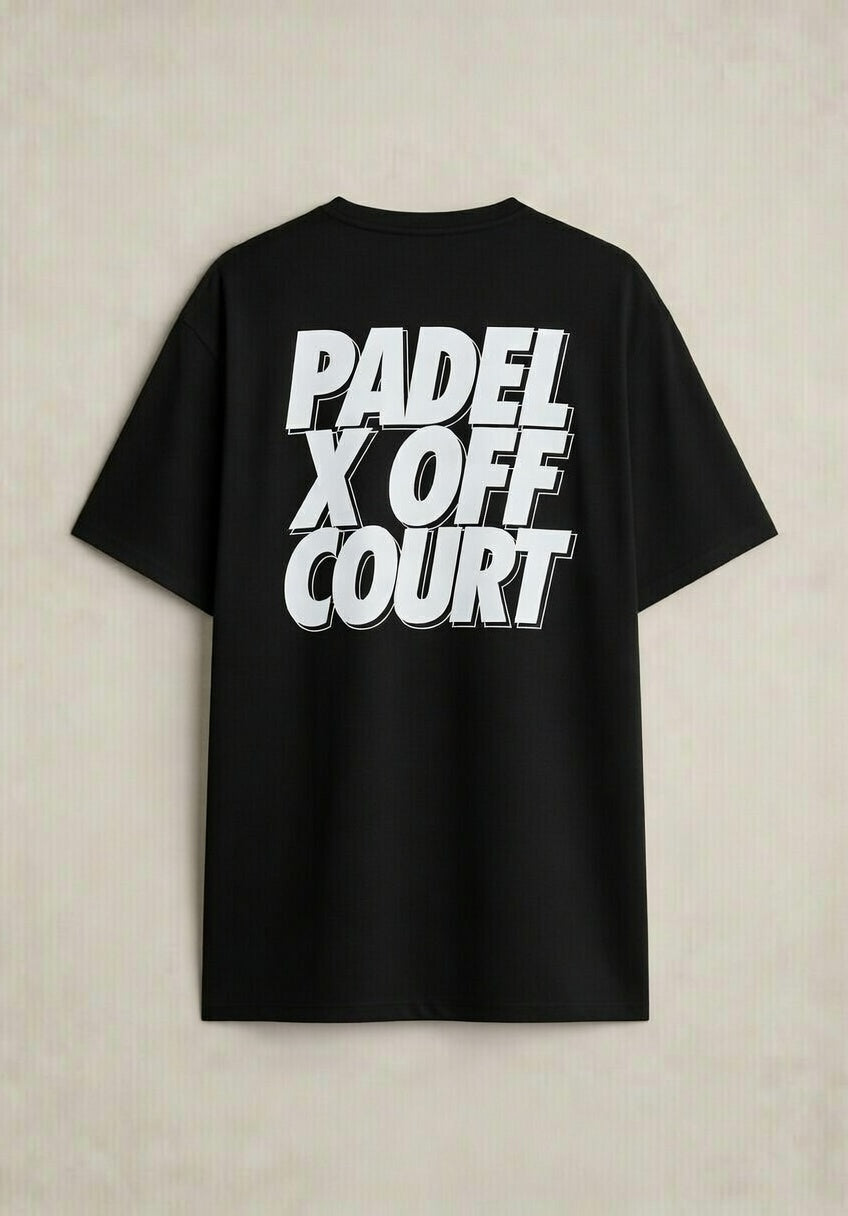 OFF COURT x PADEL Lifestyle T-Shirt Black