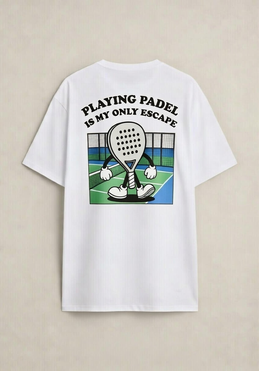 OFF COURT - PADEL IS MY ONLY ESCAPE Lifestyle T-Shirt White