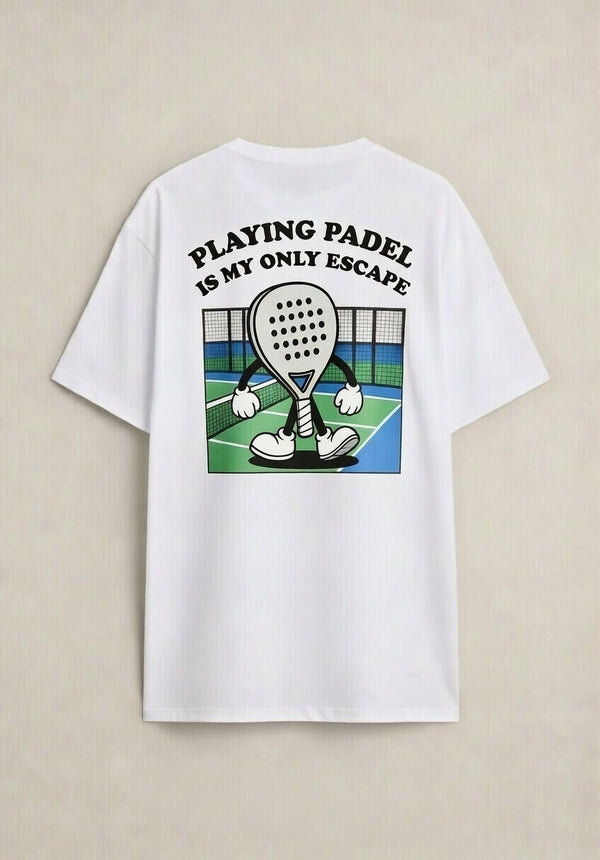 OFF COURT - PADEL IS MY ONLY ESCAPE Lifestyle T-Shirt White