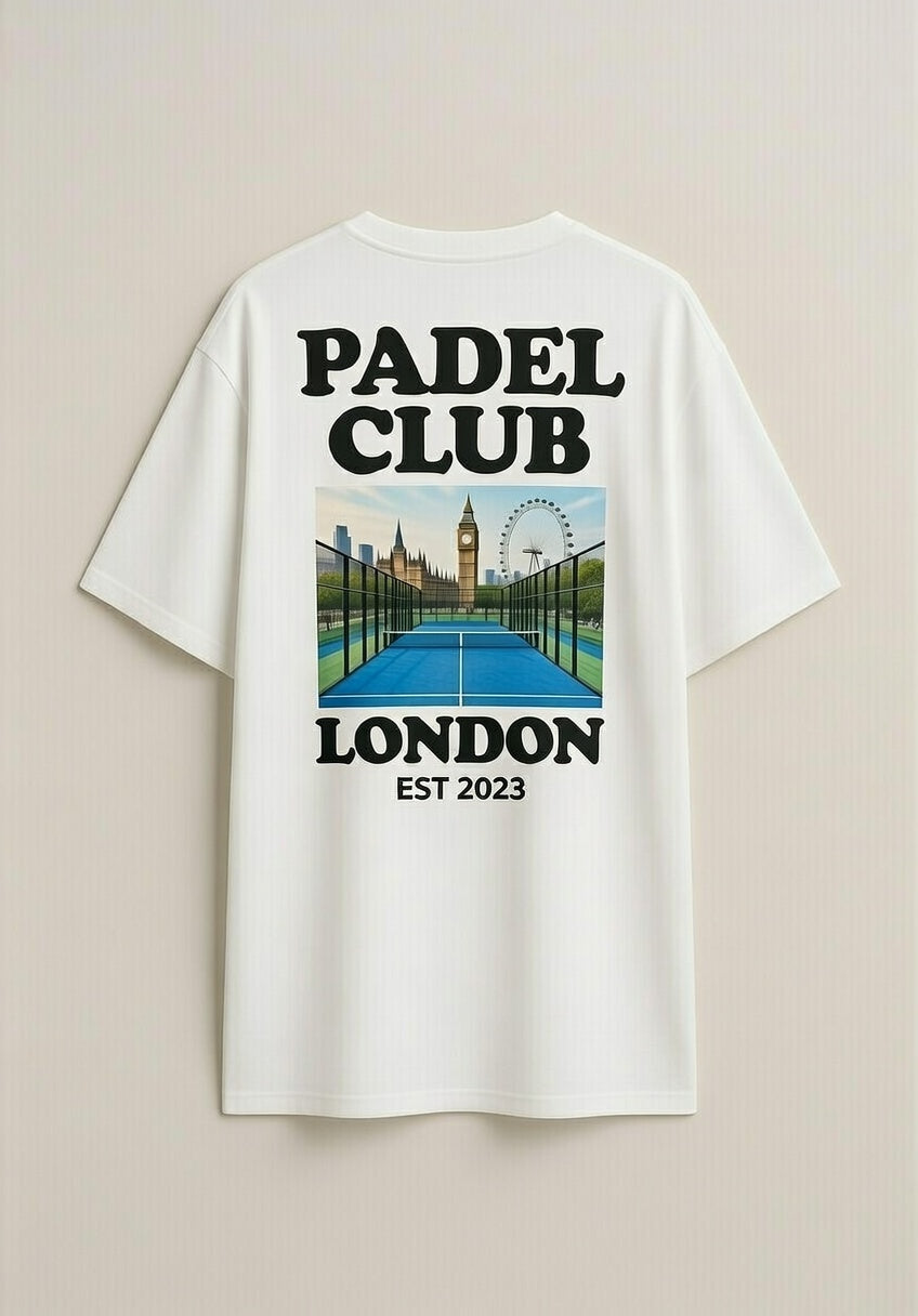 OFF COURT - PADEL X LONDON CLUB Lifestyle T-Shirt White