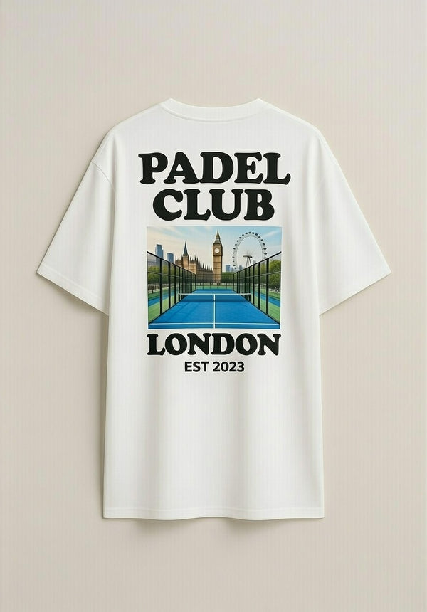 OFF COURT - PADEL X LONDON CLUB Lifestyle T-Shirt White