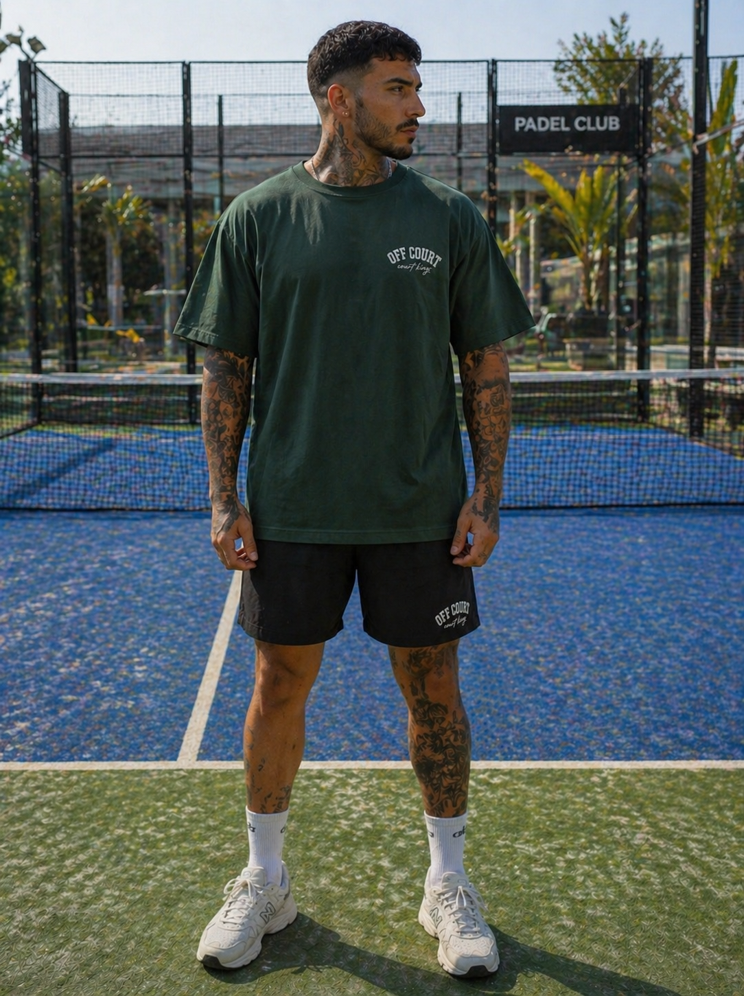 Court Kings Tee — Forest Green