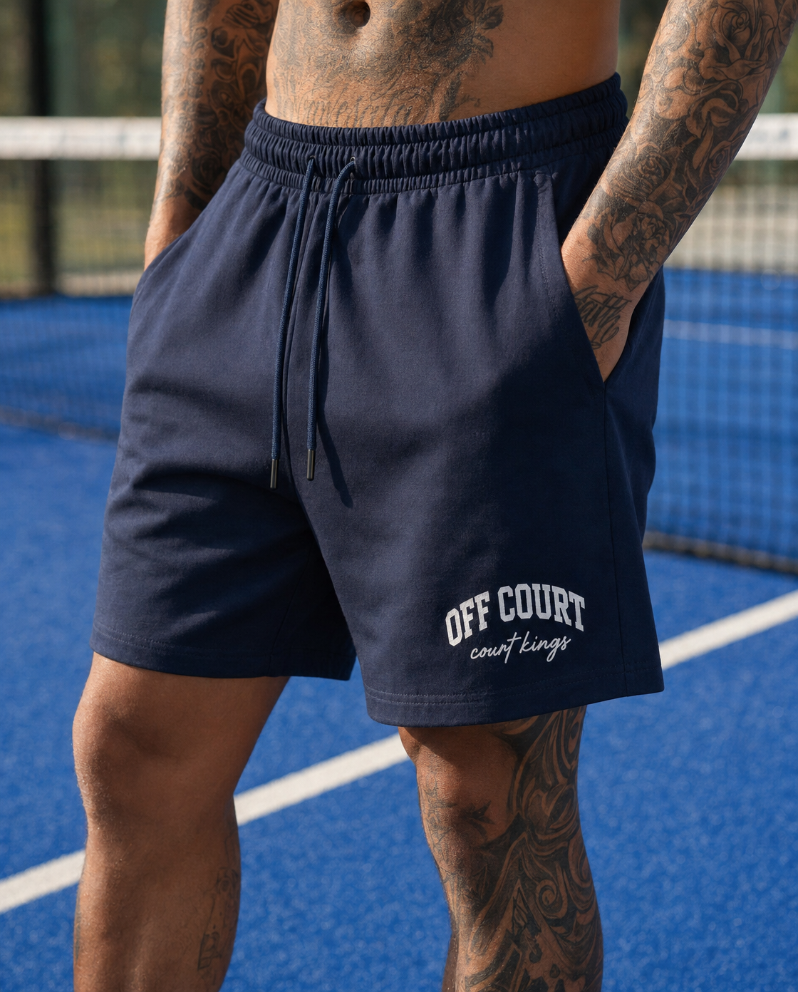 Court Kings Shorts — Navy