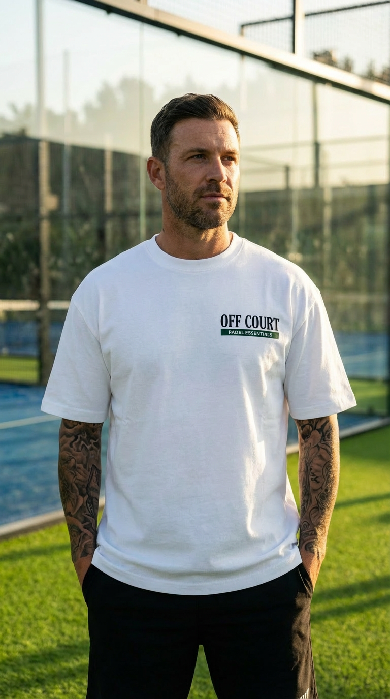 OFF COURT  CLASSIC PADEL LIFESTYLE - WHITE/GREEN