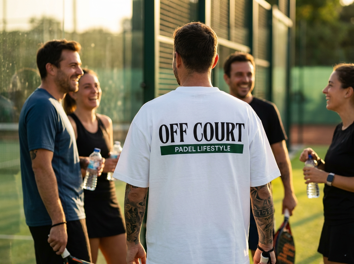OFF COURT  CLASSIC PADEL LIFESTYLE - WHITE/GREEN