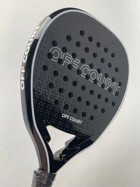 OFF COURT 12K Carbon Fibre Black Padel Racket