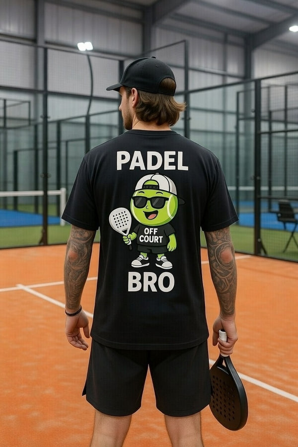 OFF COURT - PADEL BRO T-Shirt Black
