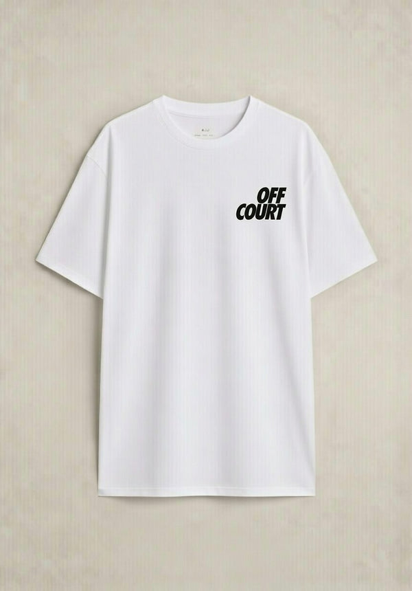 OFF COURT - PADEL X LONDON CLUB Lifestyle T-Shirt White