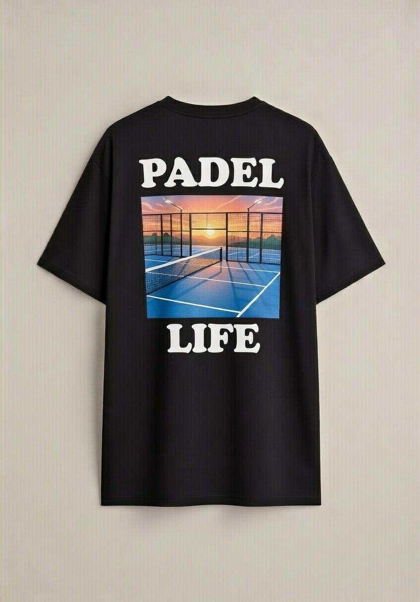 OFF COURT - PADEL LIFE Lifestyle T-Shirt Black