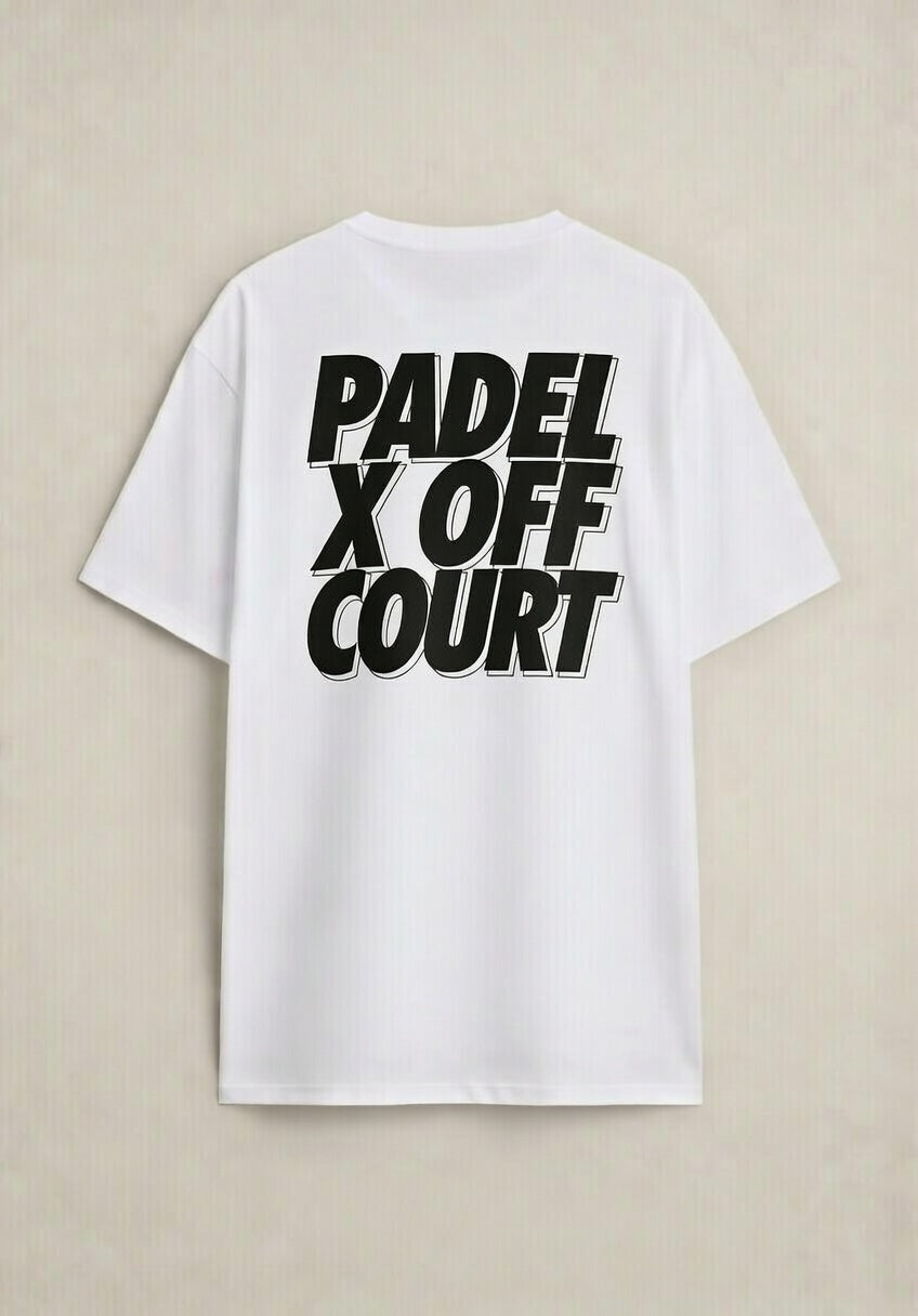 OFF COURT x PADEL Lifestyle T-Shirt White