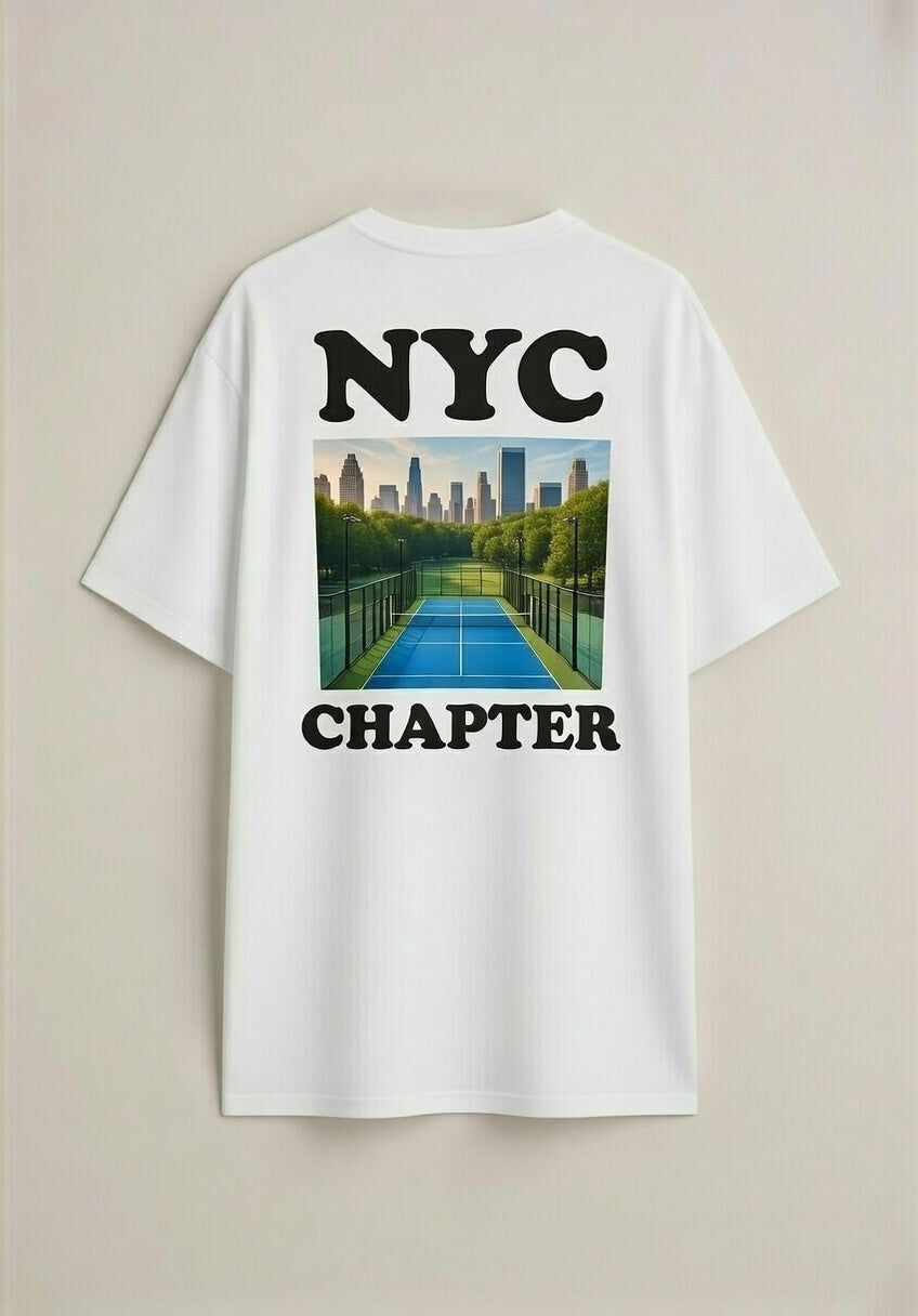 OFF COURT - PADEL X NYC CHAPTER Lifestyle T-Shirt White