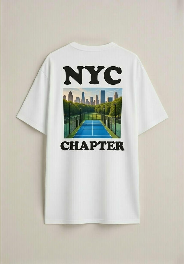 OFF COURT - PADEL X NYC CHAPTER Lifestyle T-Shirt White