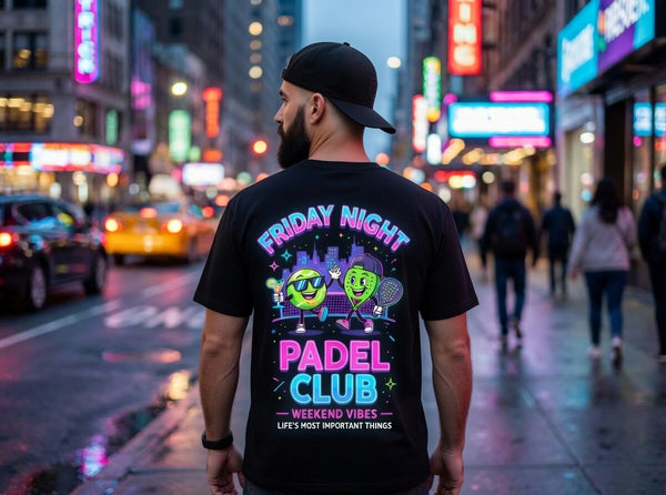 OFF COURT FRIDAY NIGHT PADEL T SHIRT