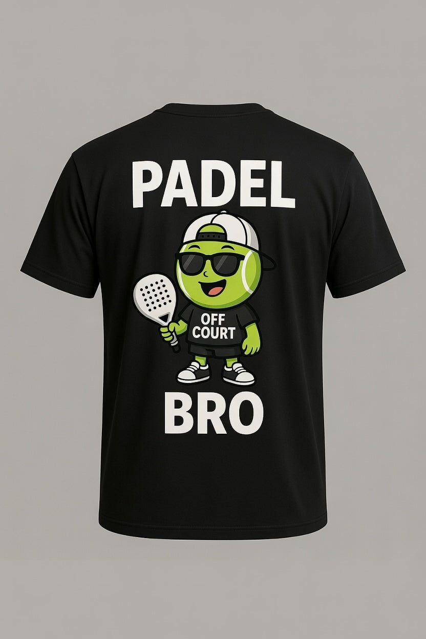 OFF COURT - PADEL BRO T-Shirt Black