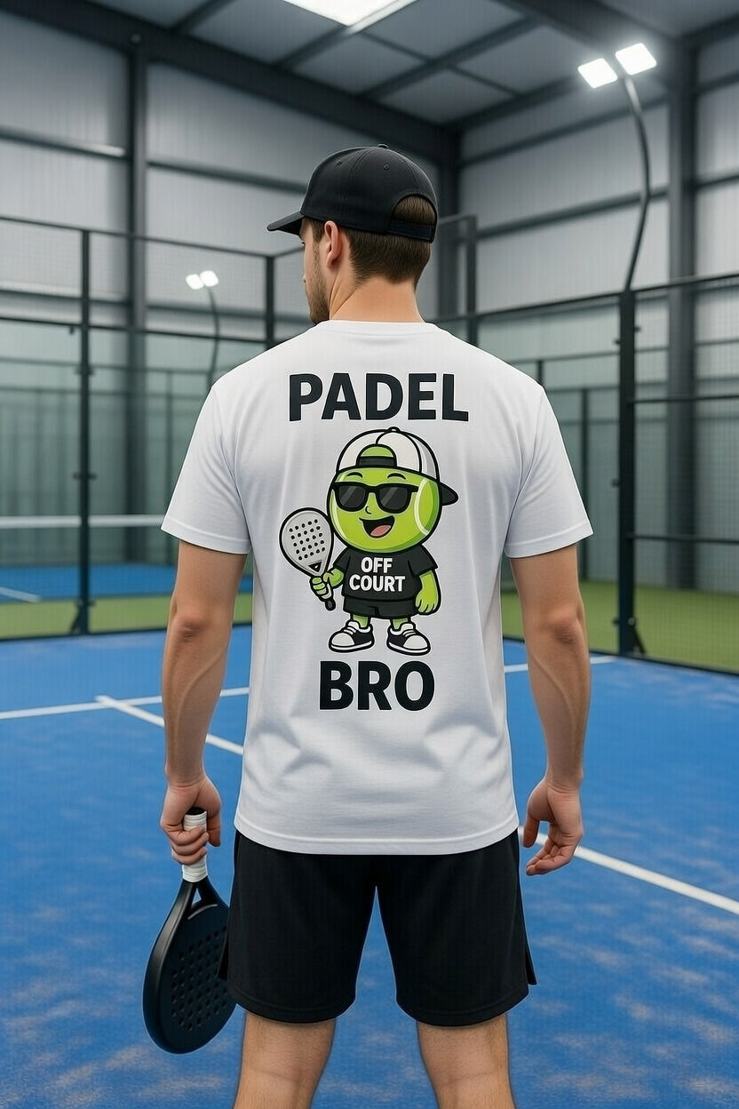 OFF COURT - PADEL BRO T-Shirt White