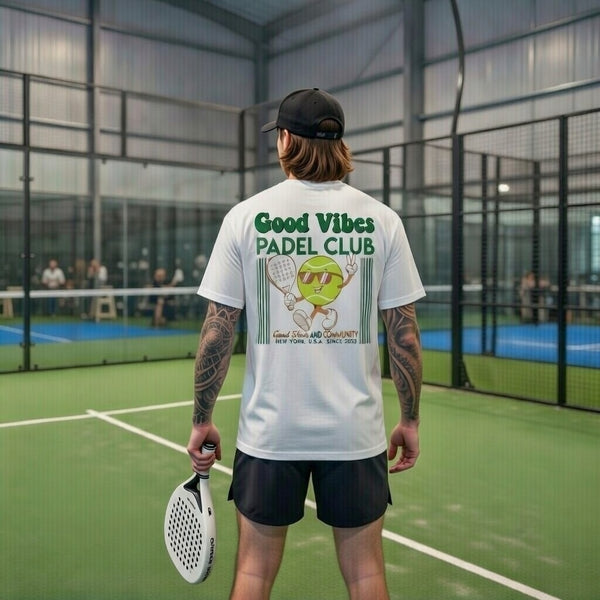 OFF COURT - GOOD VIBES PADEL CLUB T-Shirt White