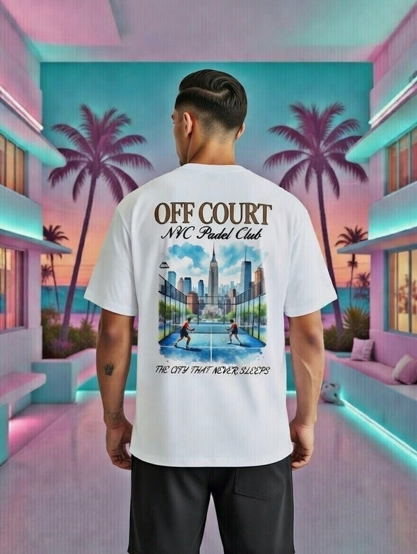 OFF COURT - NEW YORK PADEL CLUB T-Shirt White
