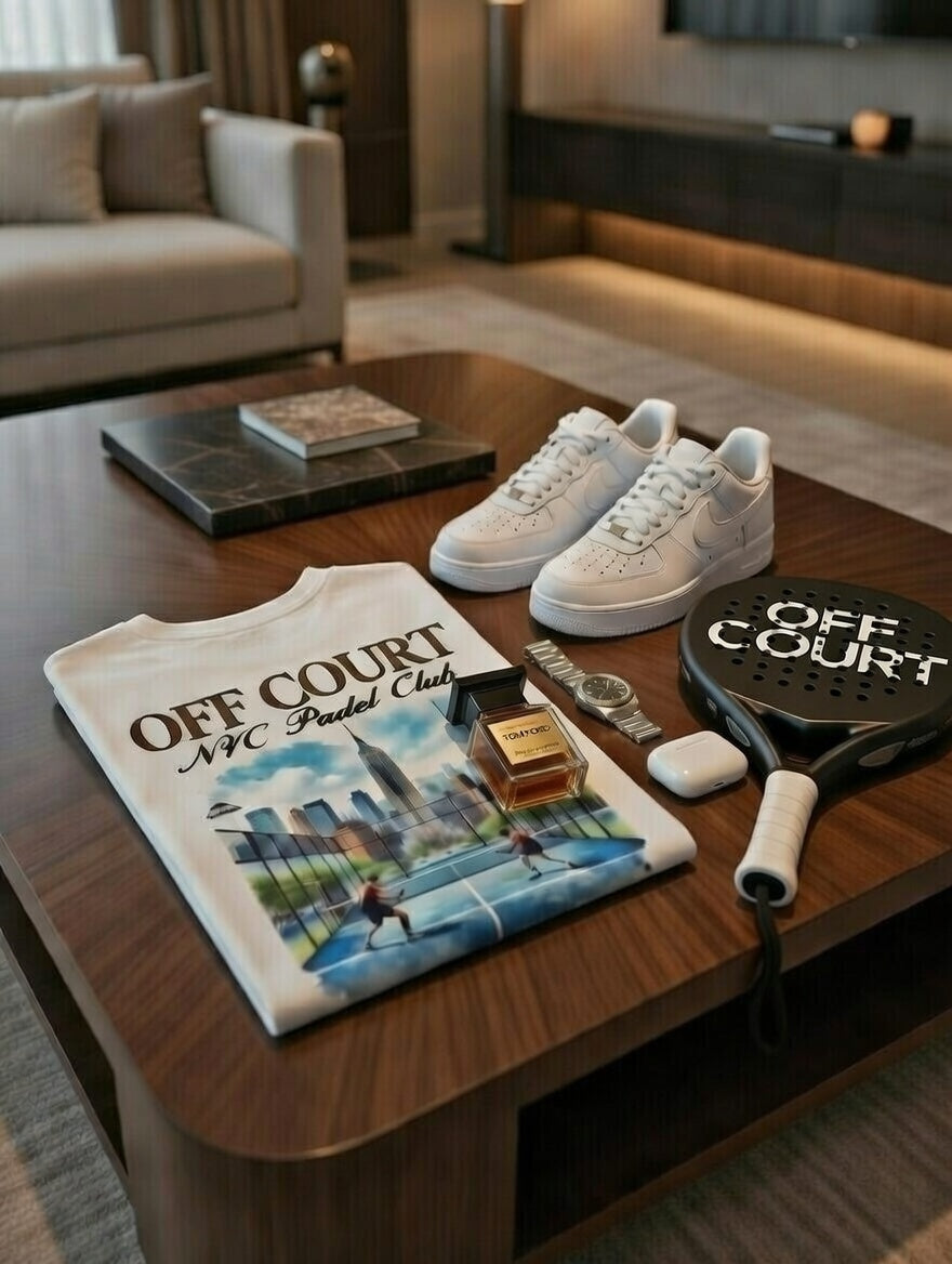 OFF COURT - NEW YORK PADEL CLUB T-Shirt White