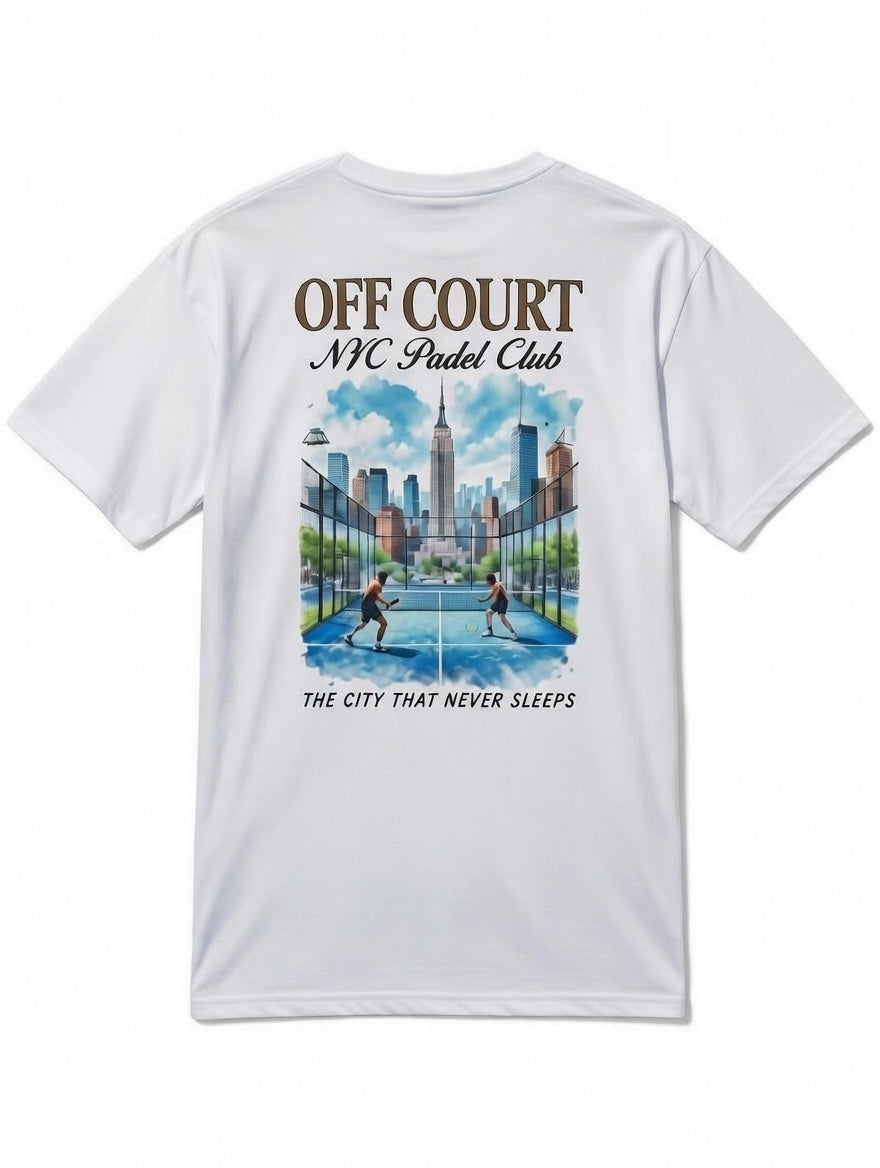 OFF COURT - NEW YORK PADEL CLUB T-Shirt White