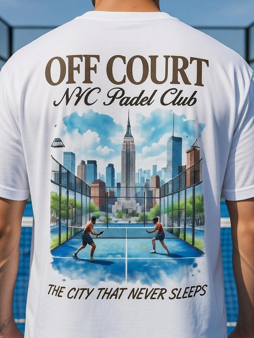 OFF COURT - NEW YORK PADEL CLUB T-Shirt White