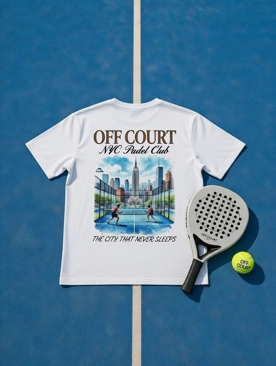 OFF COURT - NEW YORK PADEL CLUB T-Shirt White
