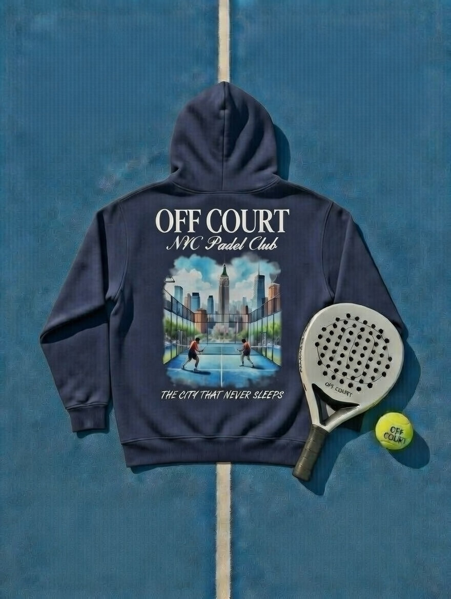 OFF COURT - NEW YORK PADEL CLUB Hoodie Navy