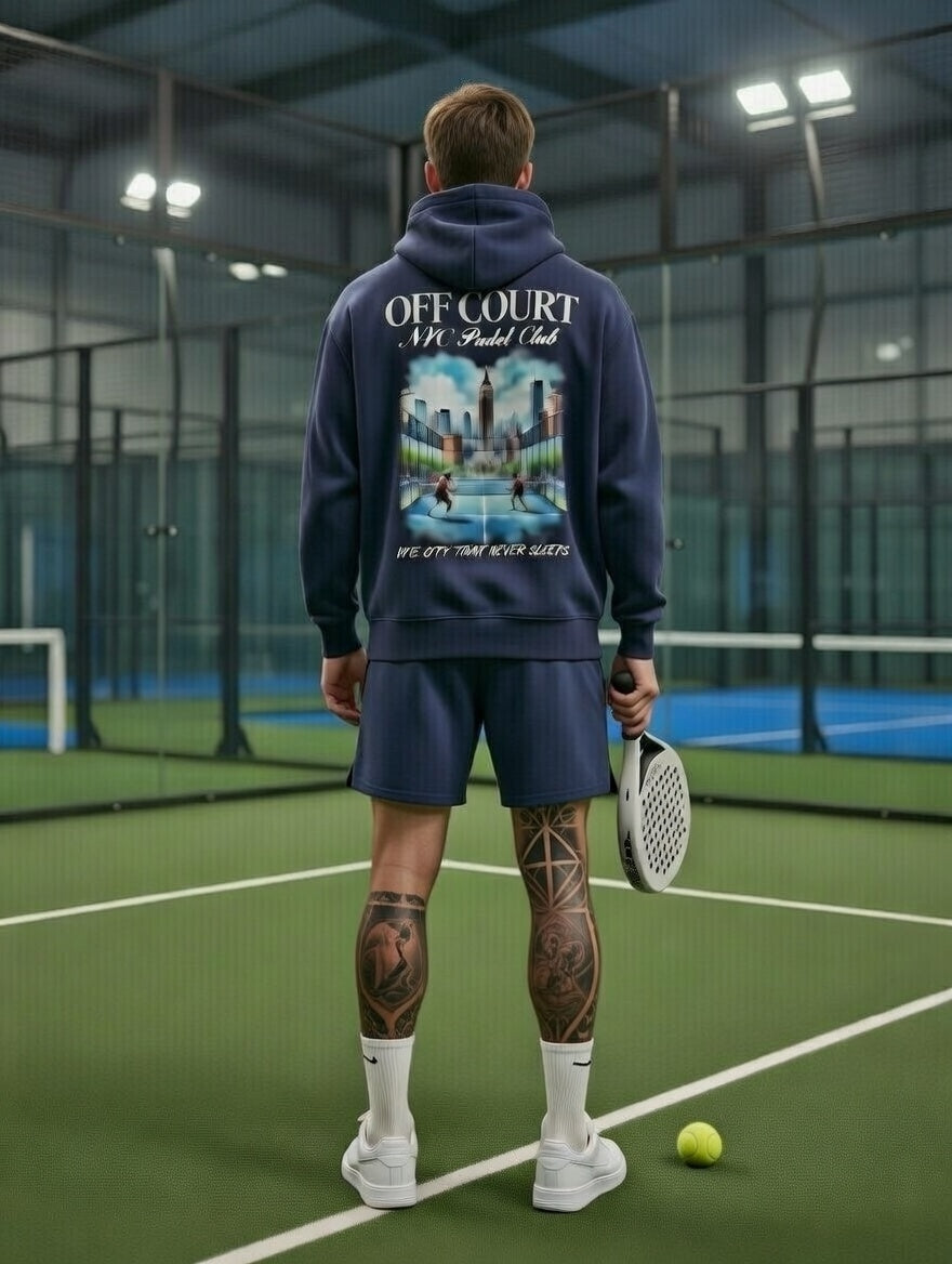 OFF COURT - NEW YORK PADEL CLUB Hoodie Navy