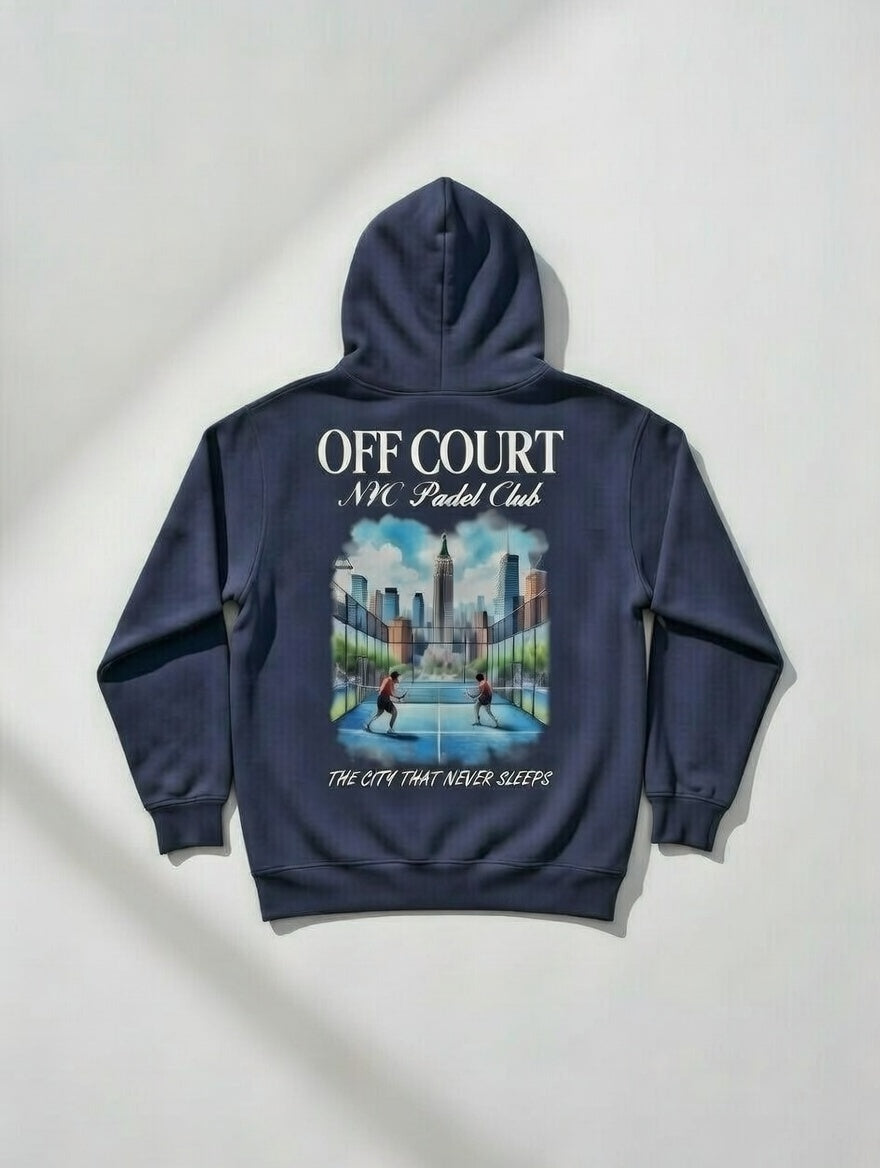 OFF COURT - NEW YORK PADEL CLUB Hoodie Navy