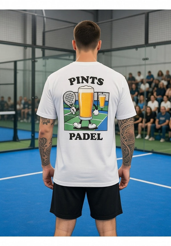 OFF COURT - PADEL X PINTS Lifestyle T-Shirt White