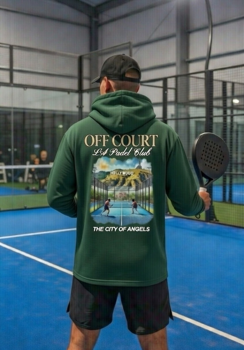 OFF COURT - LOS ANGELES PADEL CLUB Hoodie Green