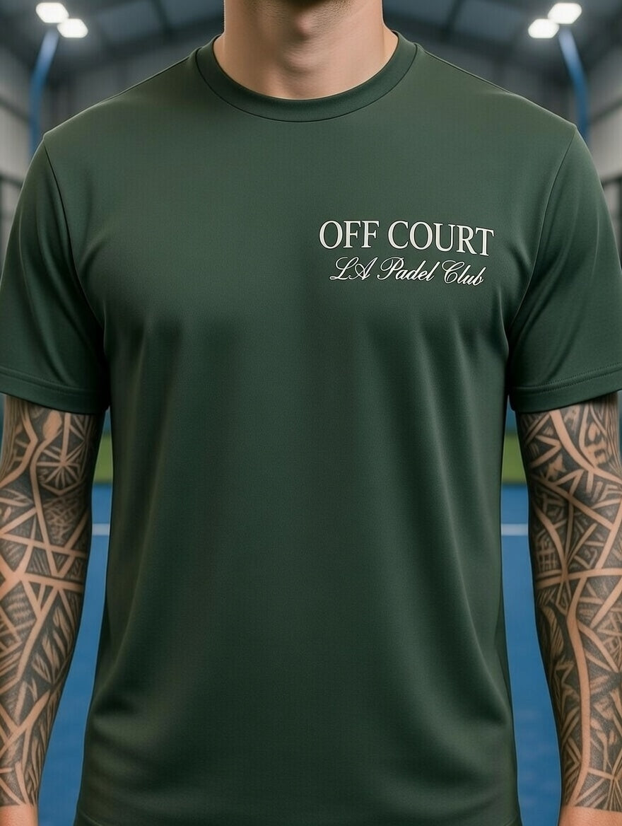 OFF COURT - LOS ANGELES PADEL CLUB T-Shirt Green