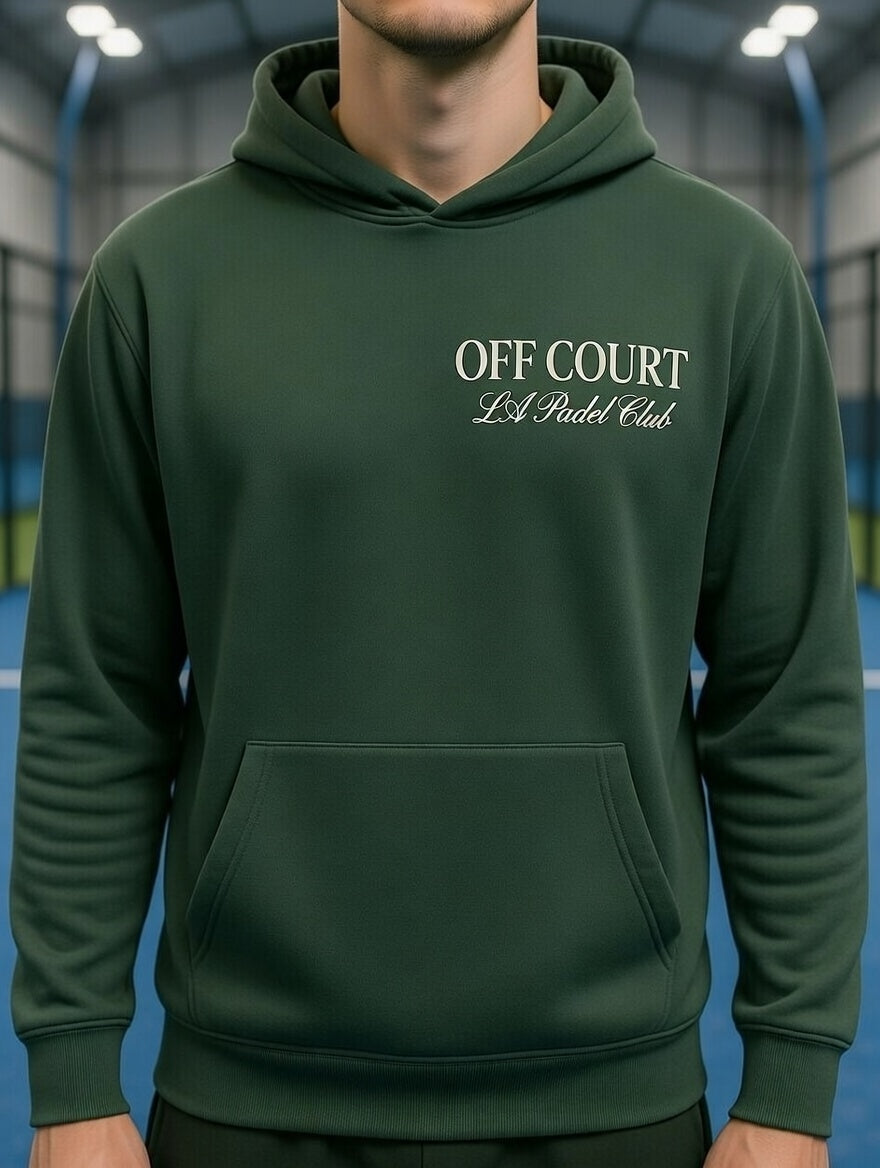 OFF COURT - LOS ANGELES PADEL CLUB Hoodie Green
