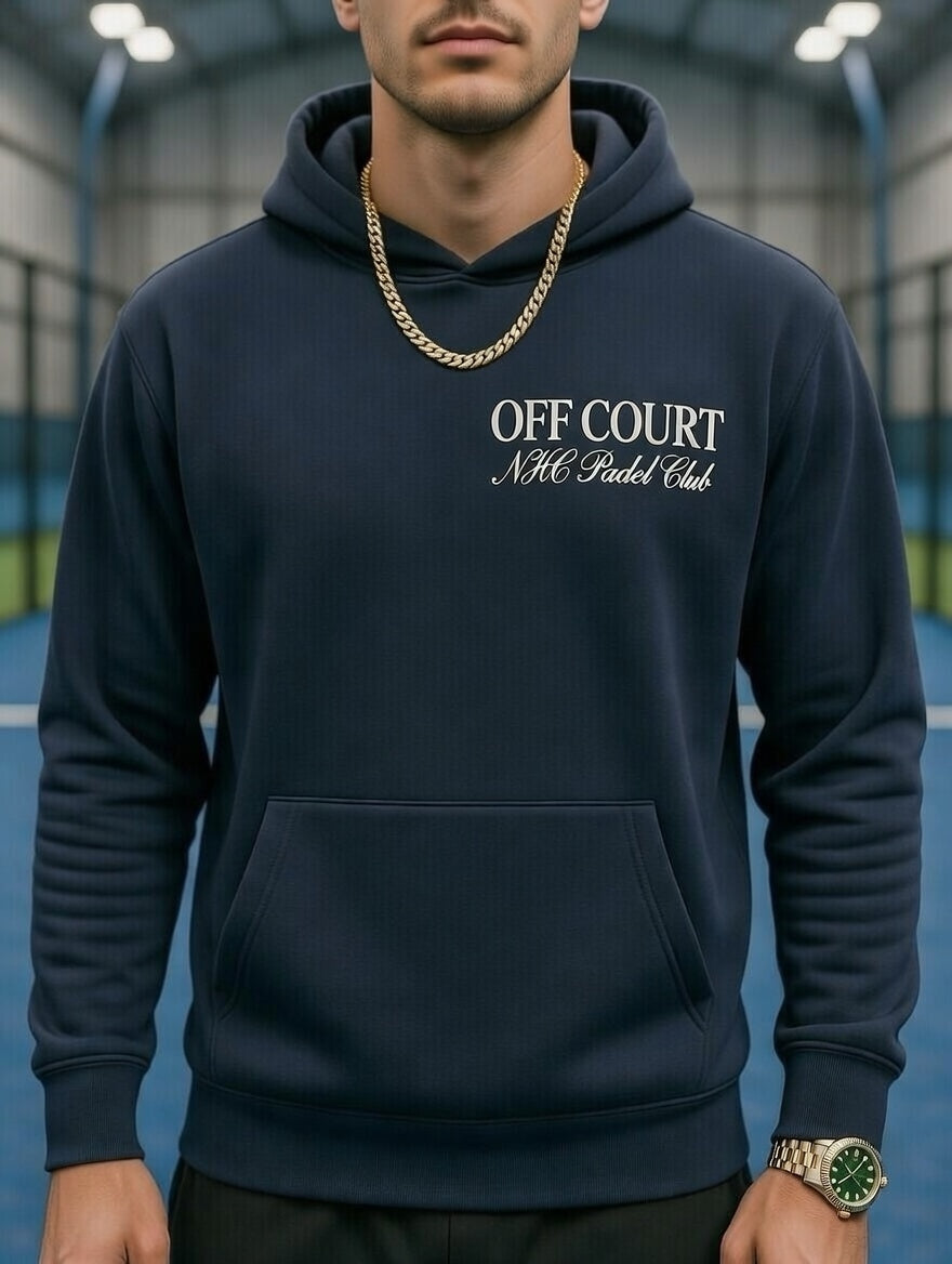 OFF COURT - NEW YORK PADEL CLUB Hoodie Navy