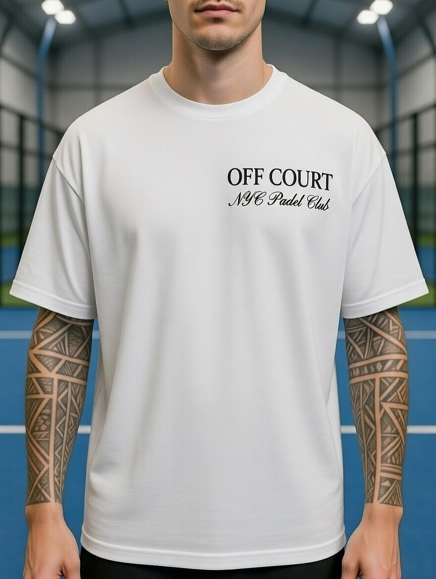 OFF COURT - NEW YORK PADEL CLUB T-Shirt White