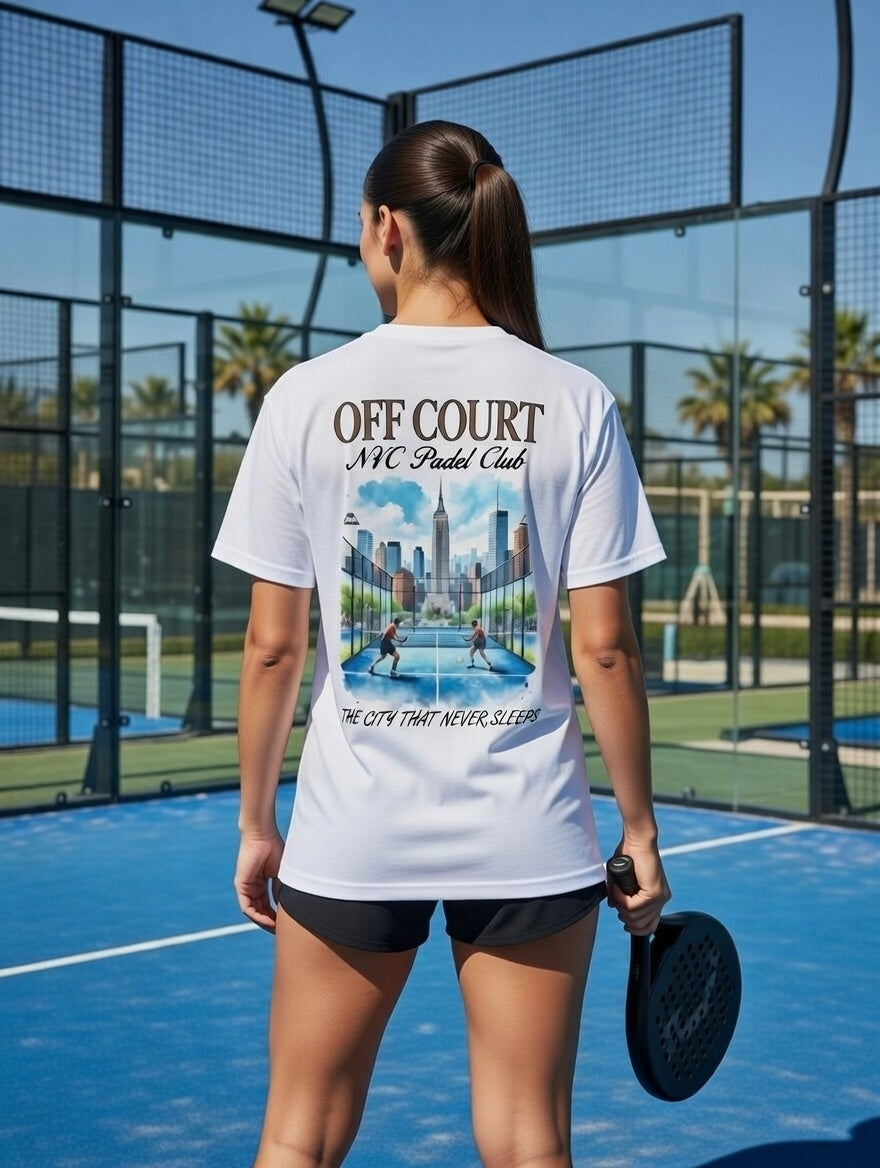 OFF COURT - NEW YORK PADEL CLUB T-Shirt White