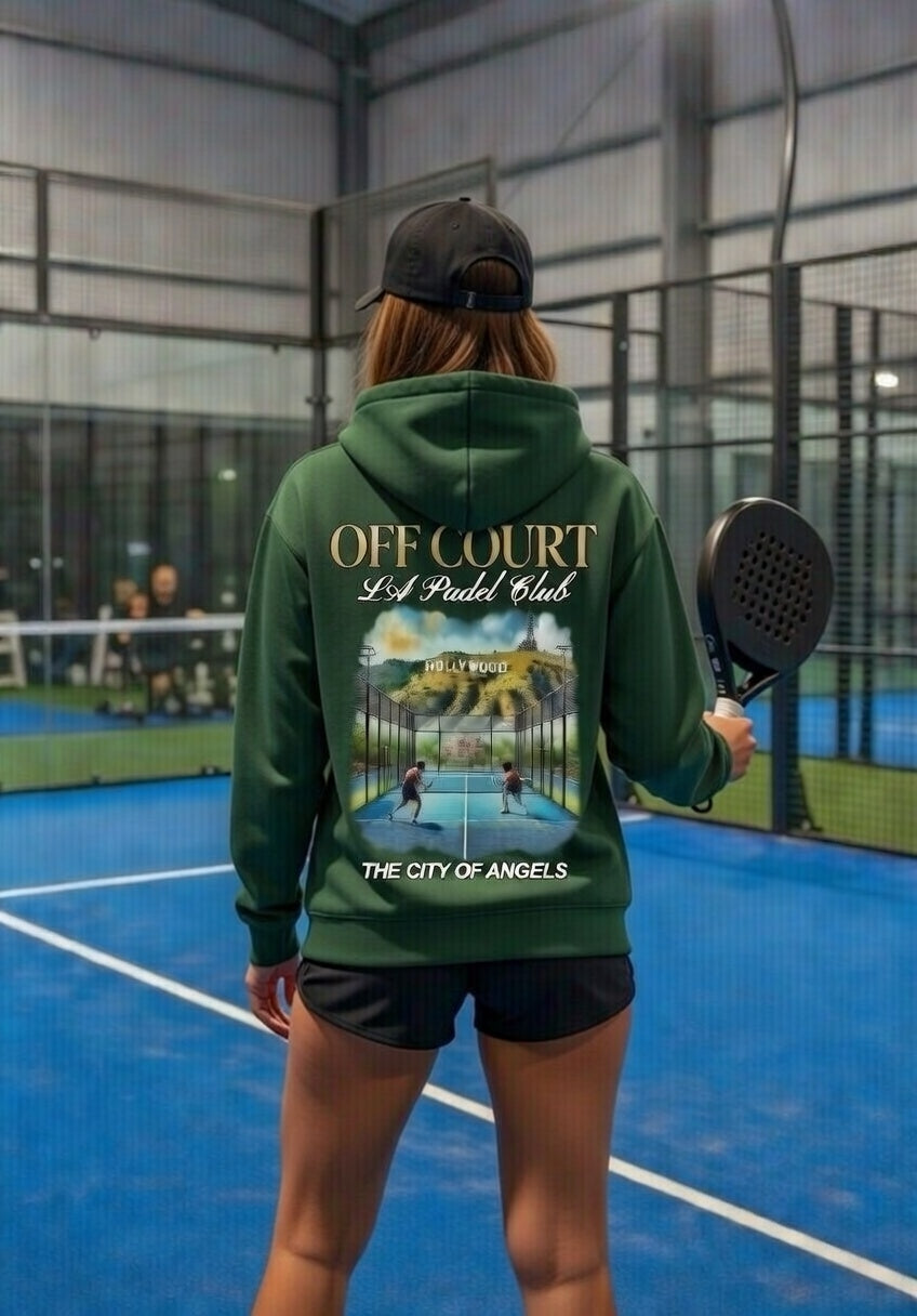 OFF COURT - LOS ANGELES PADEL CLUB Hoodie Green