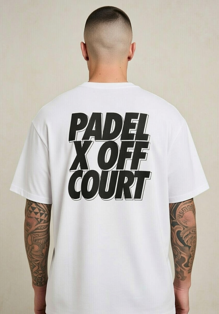 OFF COURT x PADEL Lifestyle T-Shirt White