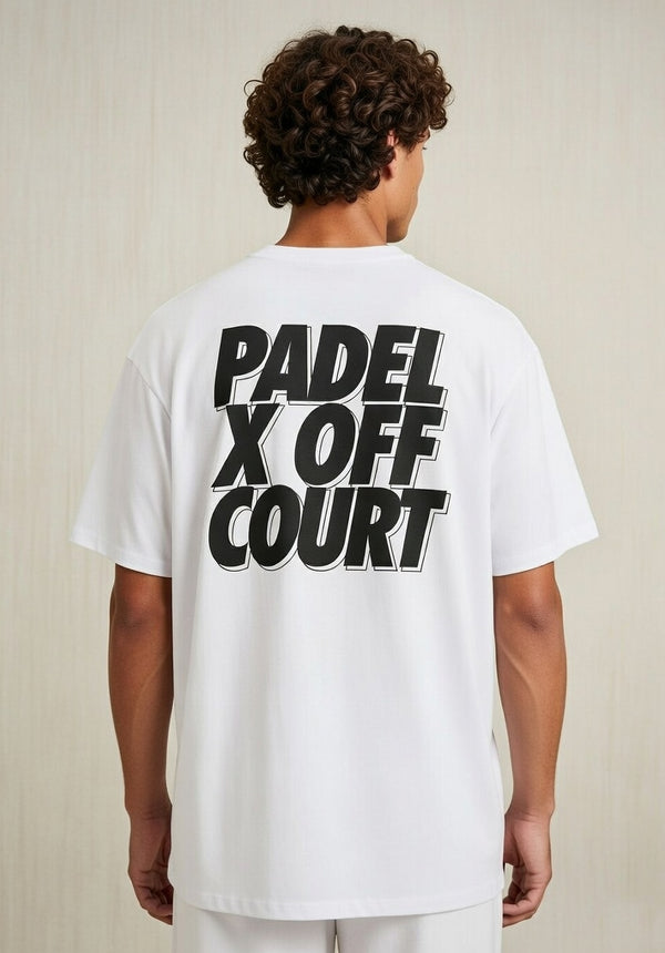 OFF COURT x PADEL Lifestyle T-Shirt White