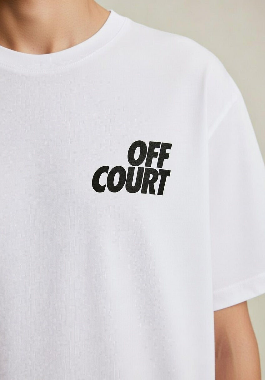 OFF COURT x PADEL Lifestyle T-Shirt White