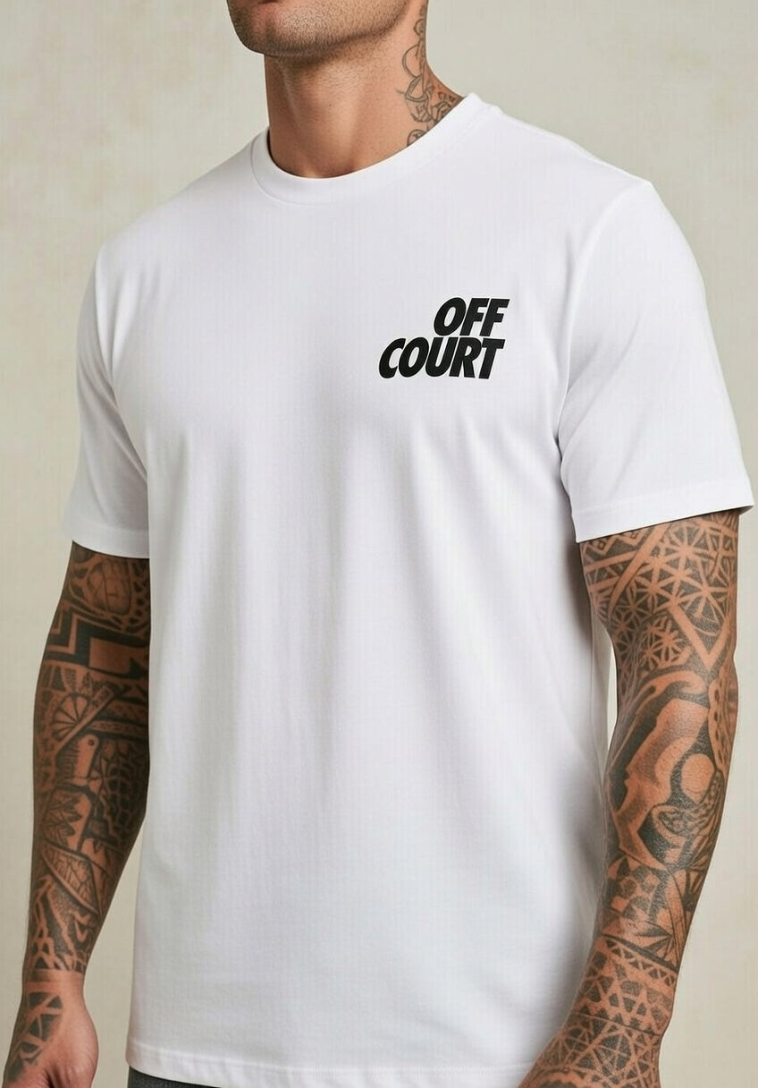 OFF COURT x PADEL Lifestyle T-Shirt White