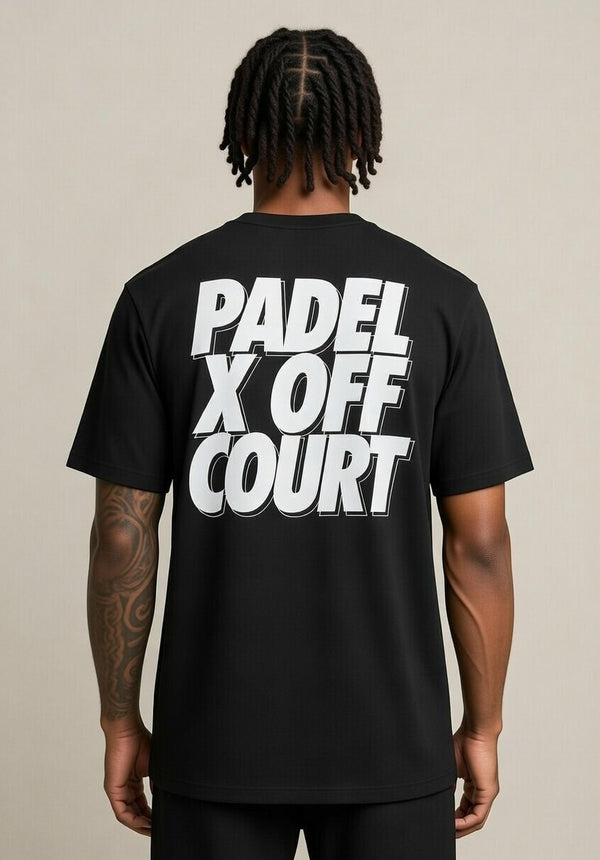 OFF COURT x PADEL Lifestyle T-Shirt Black